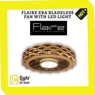 Flaire ERA DC-601 29" Bladeless Ceiling Fan with Dimmable LED Light (Free Basic Installation)