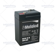【6V 4.5AH】MOTOLED Baterai UPS ASLI Aki 6V 4.5AH Battery Lampu Emergency/ Aki Kering Sprayer Elektrik