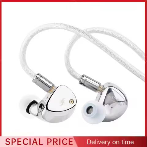 SIMGOT ET142 Large Aperture Magnetic Planar PZT IEMs Wired HiFi in Ear Earphone Monitor with LC7 Cab