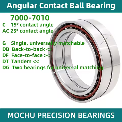 MOCHU Angular Contact Ball Bearing 7000 7001 7002 7003 7004 7005 7006 7007 7008 7009 7010 C AC P4 P5