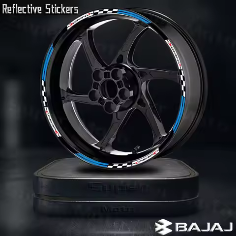 For Bajaj Dominar250 400 Pulsar n250 160 150 NS200 400z Motorcycle Reflective Wheel Sticker Decal Hu