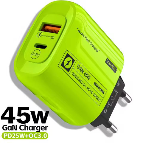 45W Fast Charger USB Type C PD Phone Charger Fast Charging Quick Charge Adapters for IPhone 15 Pro M