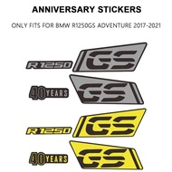 Motorcycle Stickers Waterproof Front Fairing Decal for BMW R1250GS 40th Anniversary Sticker GS1250 R
