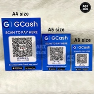 GCASH QR Code board Scanner Display Standee - Scan to pay QR BDO,BPI,PAYMAYA