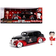 Betty Boop Hollywood Rides Diecast Model 1/24 1939 Chevy Master Deluxe with Figure