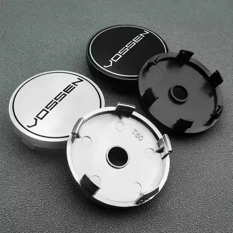 56mm+60mm 4Pcs Vossen Car Hub Center Wheel Caps Emblem Badge Decals Styling Sticker Accessories