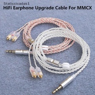STA HiFi Earphone Upgrade Cable MMCX 3.5mm 1.2m Silver Plated Core Cable For  IE200/IE300/IE600/IE90