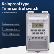 Automatic Digital Timer Switch Relay 168 Hours Weekly 7 Days Programmable Timer Controllor With Outdoor Waterproof Box 220V 30A