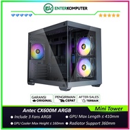 Antec CX600M ARGB - Mini Tower Gaming Case - Dual Chamber Design