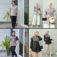 toko$ Baju Batik Couple Batik Couple Blouse Batik Kemeja Lengan Pendek