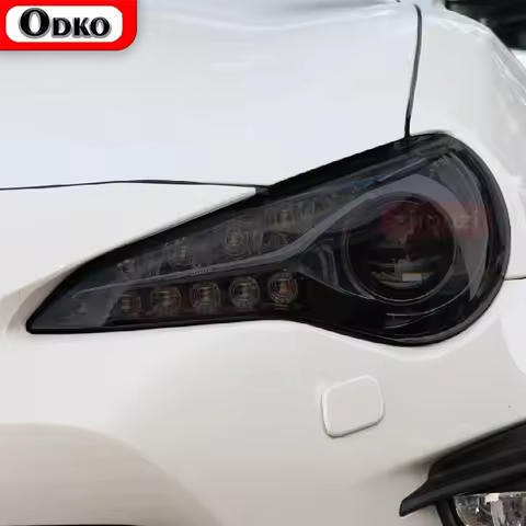2 Pcs For Toyota 86 GT GR86 12-20 21-2022 Car Lamp Film Headlight Tint Black Protective Film Protect