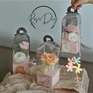 Tall Transparent Box Add Flowers