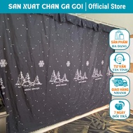Rido Curtains with Ruffles 4MX1M/4MX1M2/4MX1M4/4MX1M8/4MX2M/4MX2M2 With free pine tree pattern strin