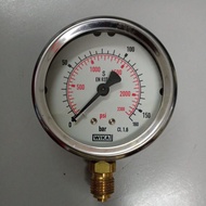 WIKA PRESSURE GAUGE212.53 Dry/Liquid Filled Case