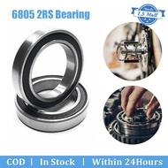 6805 2RS Bearing 25*37*7 mm Deep Groove Ball Bearings Bore Double Sealed Chrome Steel