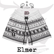 กางเกงขาสั้น Badz ELMER WHITE มีไซส์ใหญ่