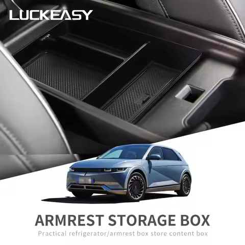 LUCKEASY for Hyundai IONIQ 5 2022-2025 Car Armrest Storage Box Center Console Storage Tray Organizer
