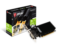 การ์ดจอ GT 710 โดย MSI รุ่น NVIDIA GEFORCE LP ขนาด 2GB สินค้ามีประกัน