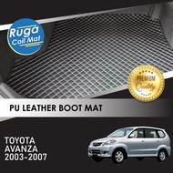 TOYOTA AVANZA ( 2003 - 2007 ) Karpet Bonet Kulit PU PREMIUM QUALITY PU Leather Boot Carpet