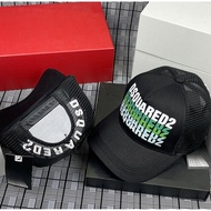DSQUARED2 Men's and Women's Fashion Button Mesh Cap, Dsquared2 Mesh Hat with Mesh MU109