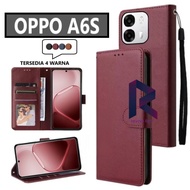 OPPO A6S FLIP WALLET PREMIUM LEATHER CASE OPPO A6S FLIP CASE