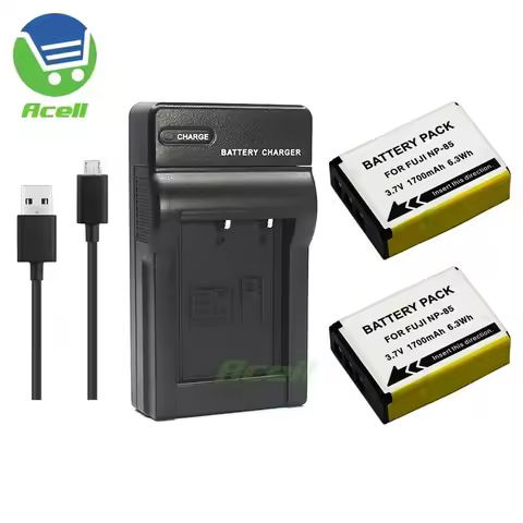 NP-85 Li-ion Battery or USB Charger for FUJIFILM FinePix SL1000 SL240 SL245 SL260 SL280 SL300 SL305 