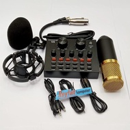 ALAT LIVE STREAMING TIKTOK YOUTUBE SOUND CARD V8 MIXER DAN MIC BM 800 - WON5.SHOP