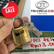 [Xhome] OLD STOCK CLEARANCE, 100% Original TRI-CIRCLE Padlock Old Stock Clearance