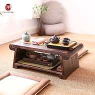 J Tatami Low Table*Folding Kang Table Solid Wood Small Tea Table Home Bay Window Small Table Small T