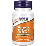 NOW Supplements, Women's Probiotic 20 Billion, 50 Veg Capsules