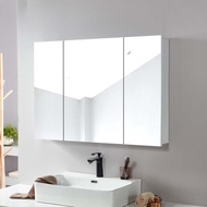 Bathroom Mirror Cabinet Wall Hanging Space Aluminum Black Toilet Mirror Box Toilet Mirror Washing Station Mirror Cabinet