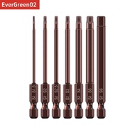 [EGY]65mm H1.5-H6 Alloy Steel Magnetic Hex Head Screwdriver Bits Screw Driver Tools