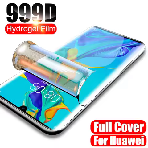 Hydrogel Film For Huawei P20 Pro P30 P40 Lite Screen Protector For Huawei Mate 20 30 Lite P Smart Z 