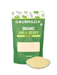 Gourmazia USDA Organic Amla Fruit Powder -Single -OriginSouthern IndiaSun Dried Indian Gooseberry Su