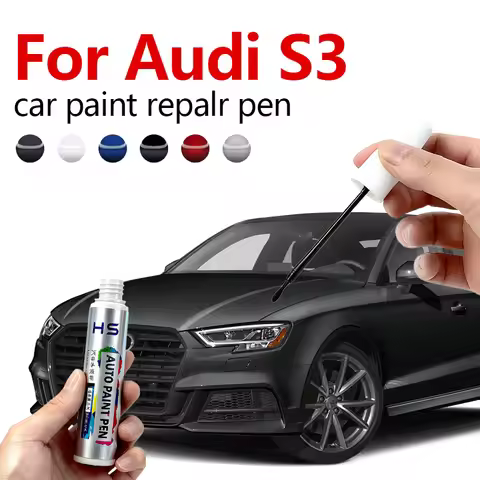 For 1999-2025 AUDI S3 Car Paint Repair Pen Accessories Black LY9T White LY9L Gray LZ7S LZ7W Green LZ