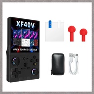 [U L Z R] XF40V Retro Handheld Game Console Linux 4.0'' IPS Screen Supports WiFi GamePad 128G Pocket