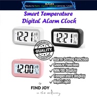 Cozy Smart Temperature Digital Alarm Clock Jam Loceng Penggera Digital Suhu Pintar Home Hostel Hotel