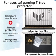 For ASUS TUF Gaming F16 computer screen protector FX608JHR keyboard cover FX608JMR anti-glare and bl