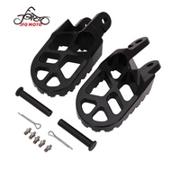 JFG MOTO คันเหยียบเท้า CNC อะลูมิเนียมสำหรับ KLX300 CR80R CR80RB 1996-2002 CR85R CR85RB 2003-2007 CR