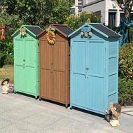 Outdoor Cabinet Waterproof Sunproof Outdoor Yard Storage Cabinet Garden Tool Cabinet ououwuyu02.sg