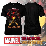 Deadp00L VS Wolverine MARVAL v1 Super Premium T-shirt Available plus size 4XL 5XL Hypebeast Streetwe