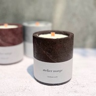 fragrance candle granité homme brun