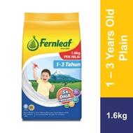 Fernleaf Milk Powder for Children 1-3 years - Plain (1.6kg) Value Pack [Exp 05 Sep 2026 & / Later]