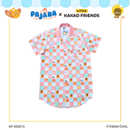 NEW ชุดนอน Pajara Pajamas (Lite) KF-0021-2 Apeach Bakery Little Kakao Friends เนื้อผ้าไหมอิตาลี แบรน