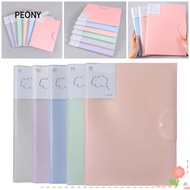 PEONYSG 1Pcs A3 Paper File Folder, Picture Album 20/30/40 Pages A3 Document Bag, Office Supplies Pla