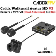 Caddx Walksnail Avatar HD V2 Camera / VTX V2 (Dual Antennas Version) Kit 32G WN-Avatar V2-DUAL