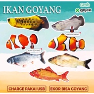 ROCKING FISH TOY, COOKING FISH, UNIQUE CUTE CHILDREN'S GIFT|GOYANG2 KOI ARWANA MAS NEMO