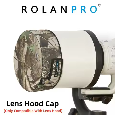 ROLANPRO Camouflage Lens Hood Cap For Sony Canon Nikon 300/400/500/600/800mm Lens Hood (Only Compati