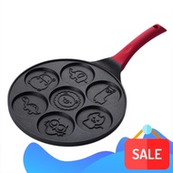 Pancake Maker Pan - Griddle Pancake Pan Molds for Kids Nonstick Pancake Griddle Pan with 7 Animal Sh