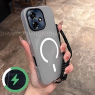 Suitable For infinix HOT 30i 30 play 4g 5g phone case new C-type shockproof magnetic attraction ring